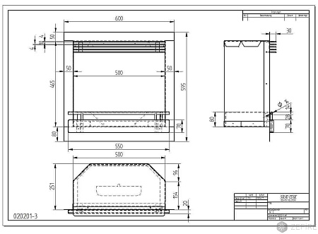 Каминная вставка Standart (ZeFire)