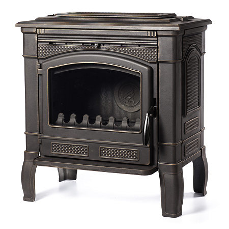 Печь чугунная GUNTER патина медь