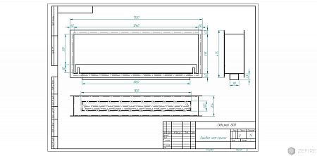 Биокамин сквозной ZeFire Standart 1300