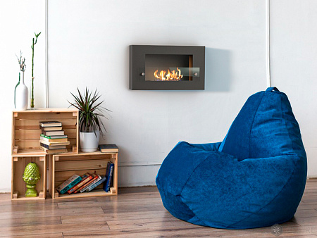 Биокамин Orion 600 со стемалитом и стеклом (Zefire)