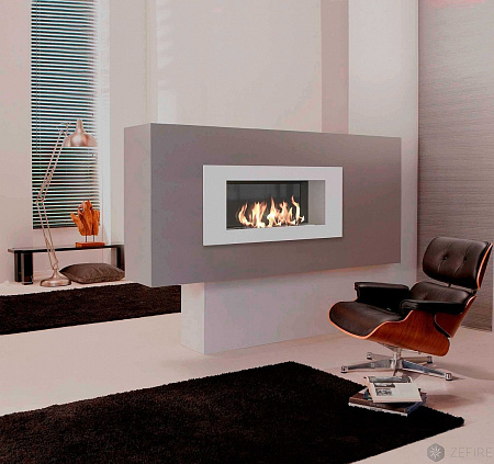 Биокамин Orion 900 белый со стемалитом (Zefire)