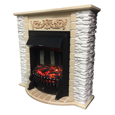 Аспен сланец под классический очаг