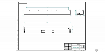 Автоматический биокамин ZeFire M 2000 шлифованный (ZeFire)
