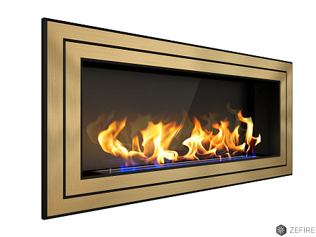 Биокамин Sirius 1500 со стемалитом латунный