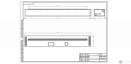 Автоматический биокамин ZeFire Automatic M 1800 с ДУ (ZeFire)
