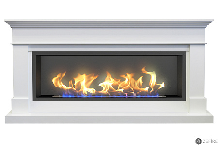 Биокамин в линейном портале Финола со стемалитом (ZeFire)