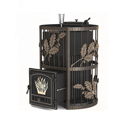 Печь для бани Эверест Ковка 24 (281) закрытая каменка 