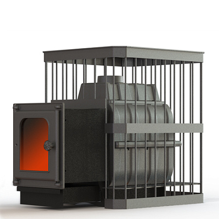 Банная печь ПароВар 24 сетка-прут (302)