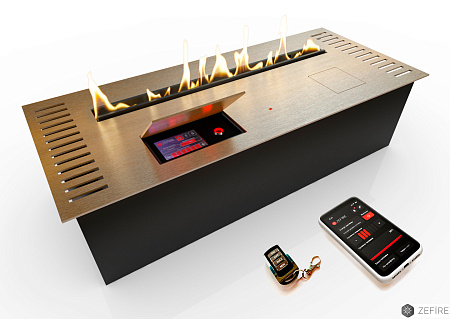 Автоматический биокамин ZeFire Automatic M 700 с ДУ латунный (ZeFire)