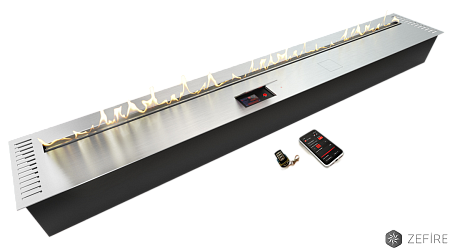 Автоматический биокамин ZeFire Automatic M 2000 с ДУ шлифованный (ZeFire)