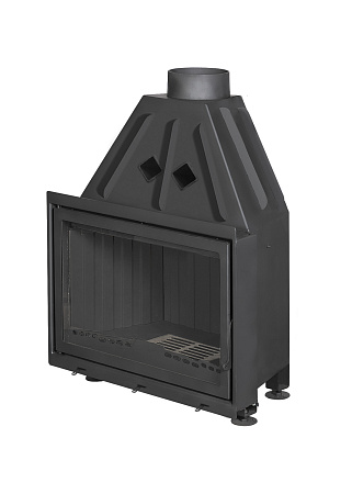 Топка АЛЬФА 800 B черный шамот