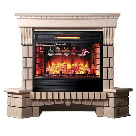 Экстер угловой под очаг Panoramic 25 