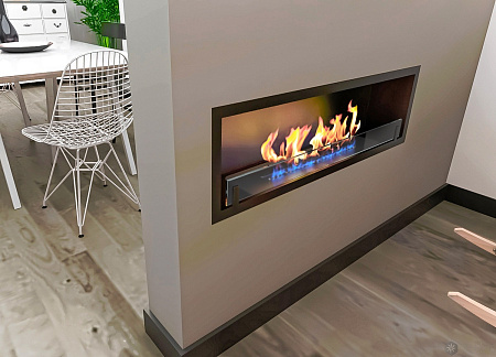 Биокамин встраиваемый Fest 1000 со стеклом (Estetic Flame)