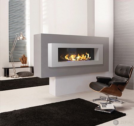 Биокамин Orion 1200 белый со стемалитом (Zefire)