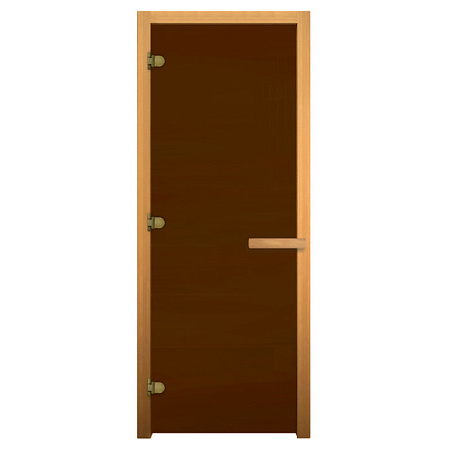ДС  Бронза Матовая 180х70 (8мм, 3 петли 716 GB) (ХВОЯ)