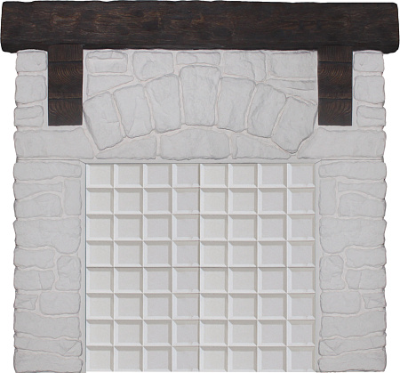 Портал для печей "СТАРЫЙ ЗАМОК" Белый от магазина VYBOR-PLAZA