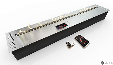 Автоматический биокамин ZeFire M 1600 шлифованный (ZeFire)