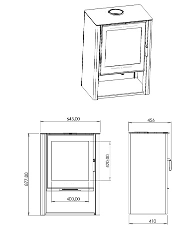 Печь-камин СЕВАН 7