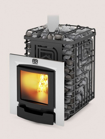 Печь СИБИРСКИЙ УТЕС 20 ЛП Панорама Профи (без двери16/обрамления) 2019 Теплодар