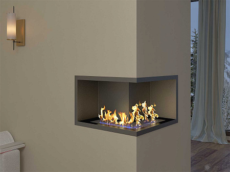 Биокамин ZeFire Standart для угловой стены 700