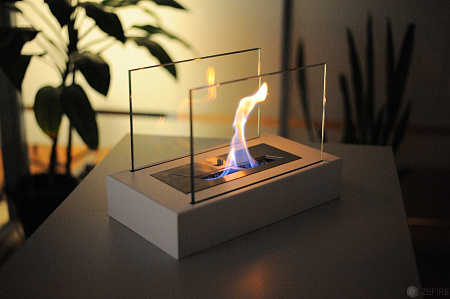 Биокамин Galea белый (ZeFire)