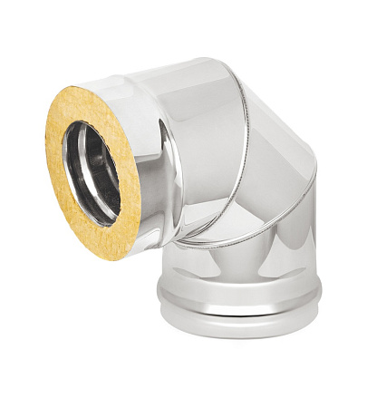 Сэндвич-колено (AISI 430/1,0мм) 90* 3 секции 