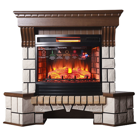 Экстер угловой под очаг Panoramic 25 