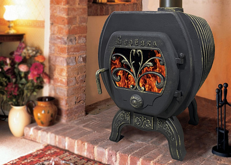 Печь чугунная отопительно-варочная "Берёзка 200"