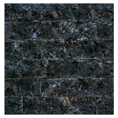 Плитка облицовочная 100х50х20 "РВАНЫЙ КАМЕНЬ" серпентинит, ШТУКА (м.кв/200 шт.)