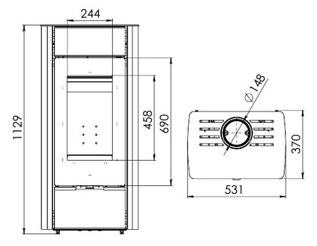 Печь-камин НАРОЧЬ