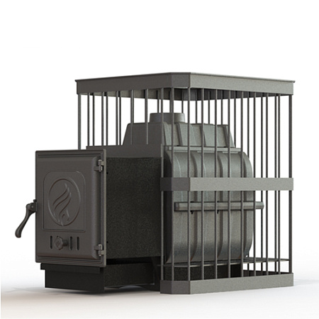 Банная печь ПароВар 24 сетка-прут (412)