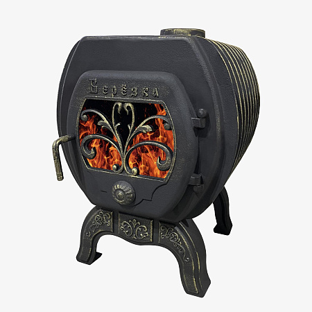 Печь чугунная отопительно-варочная "Берёзка 200"