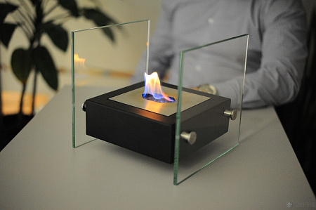 Биокамин Rubicon черный (ZeFire)