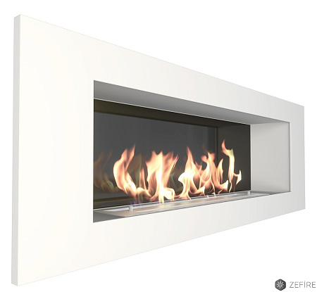 Биокамин Elliot 1200 белый со стемалитом (ZeFire)