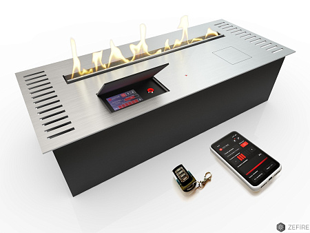 Автоматический биокамин ZeFire Automatic M 700 с ДУ шлифованный (ZeFire)
