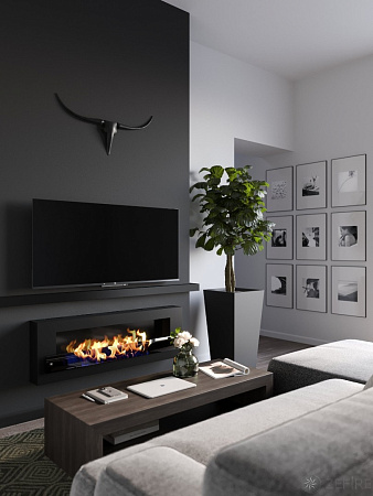 Биокамин Orion 1200 со стеклом (Zefire)