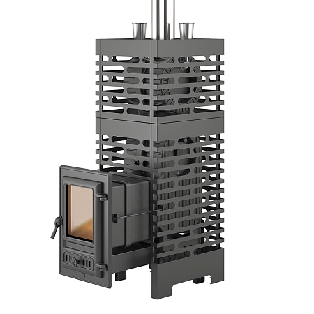 Печь для бани ASTON «Шторм Турбопар» Long (чугун) 