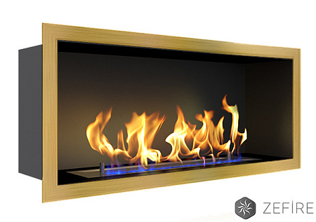 Биокамин Flagman 700 латунный (ZeFire)