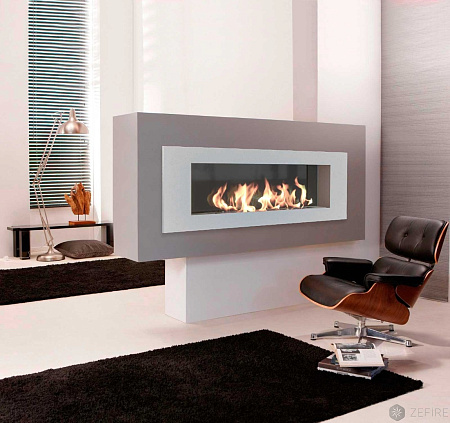 Биокамин Elliot 1200 белый со стемалитом (ZeFire)