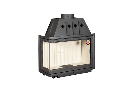 Топка АЛЬФА 1000 L два стекла левая