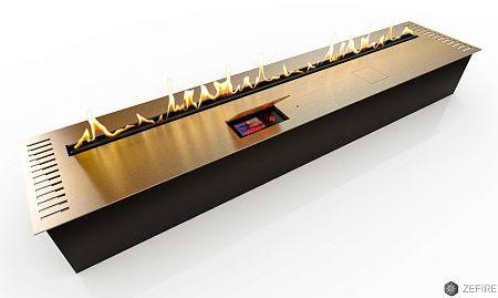 Автоматический биокамин ZeFire Automatic M 1400 с ДУ латунный (ZeFire)