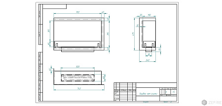 Биокамин угловой Standart 700 левый со стемалитом