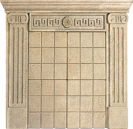 Портал для печей "КОЛОННА" Песочный от магазина VYBOR-PLAZA