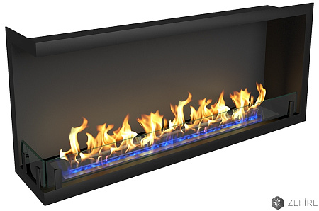 Биокамин угловой Standart 1100 левый со стемалитом