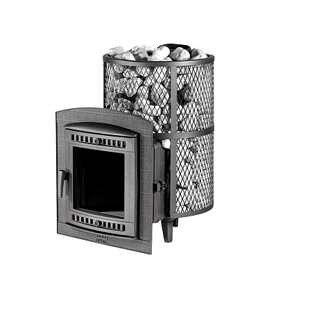 Печь банная "Атмосфера-L" сетка из нерж стали