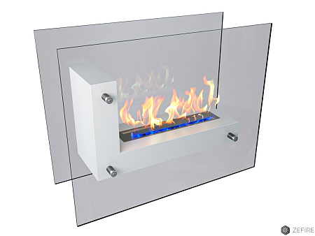 Биокамин Fidero 1000 белый (ZeFire)