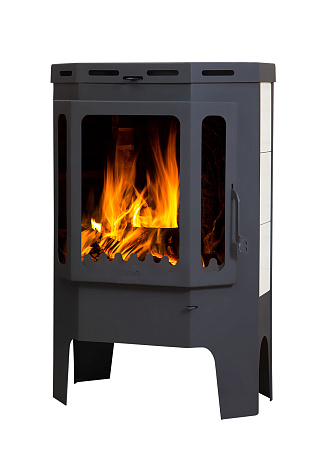 Печь-камин БАВАРИЯ ПРИЗМАТИК пристенно-угловой