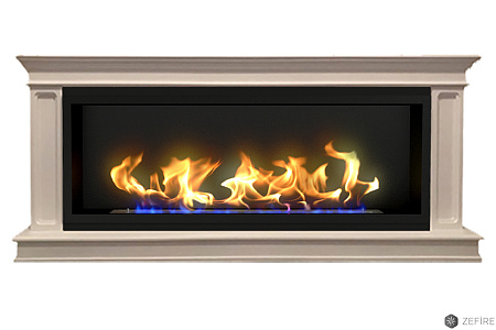 Биокамин в линейном портале Кинг со стемалитом (ZeFire)