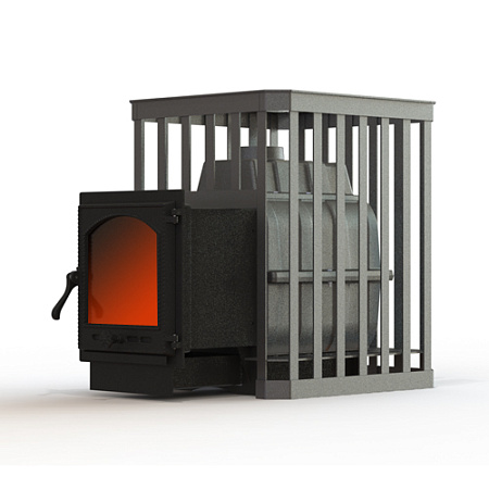 Банная печь ПароВар 18 сетка-ковка (404)