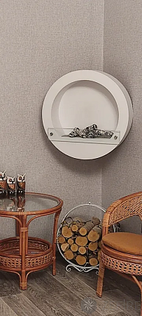 Биокамин Enigma белый (ZeFire)